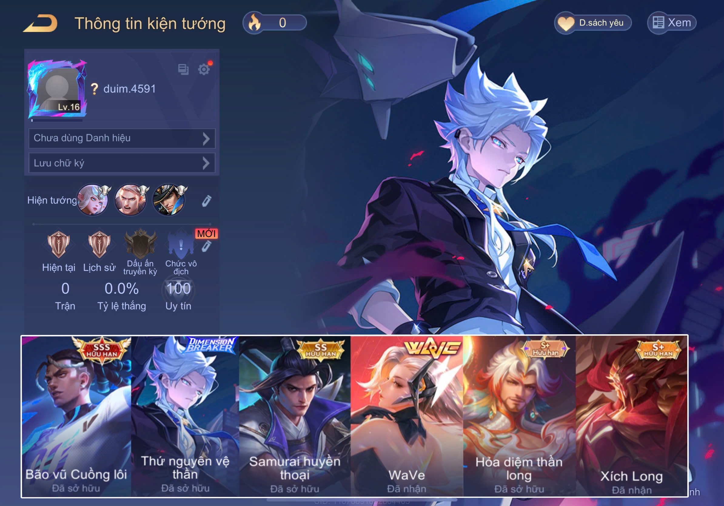 Reg nak vệ thần kẹp nhiều skin
