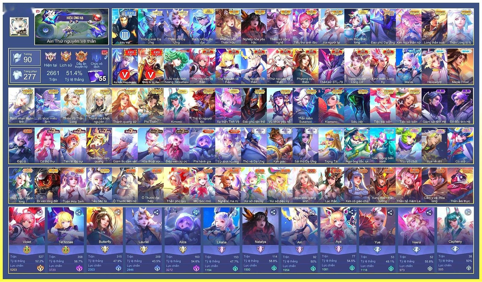 ACC 6 TRIỆU – 9 SSS, VALHEIN 5, KHỈ 5