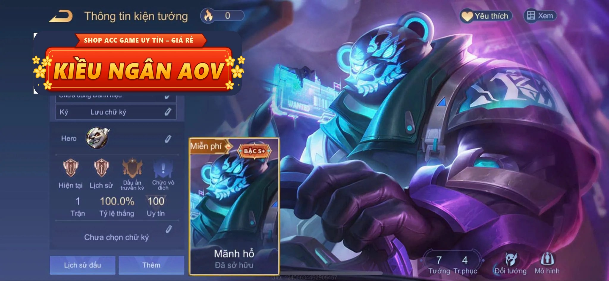 Zuka mảnh hổ