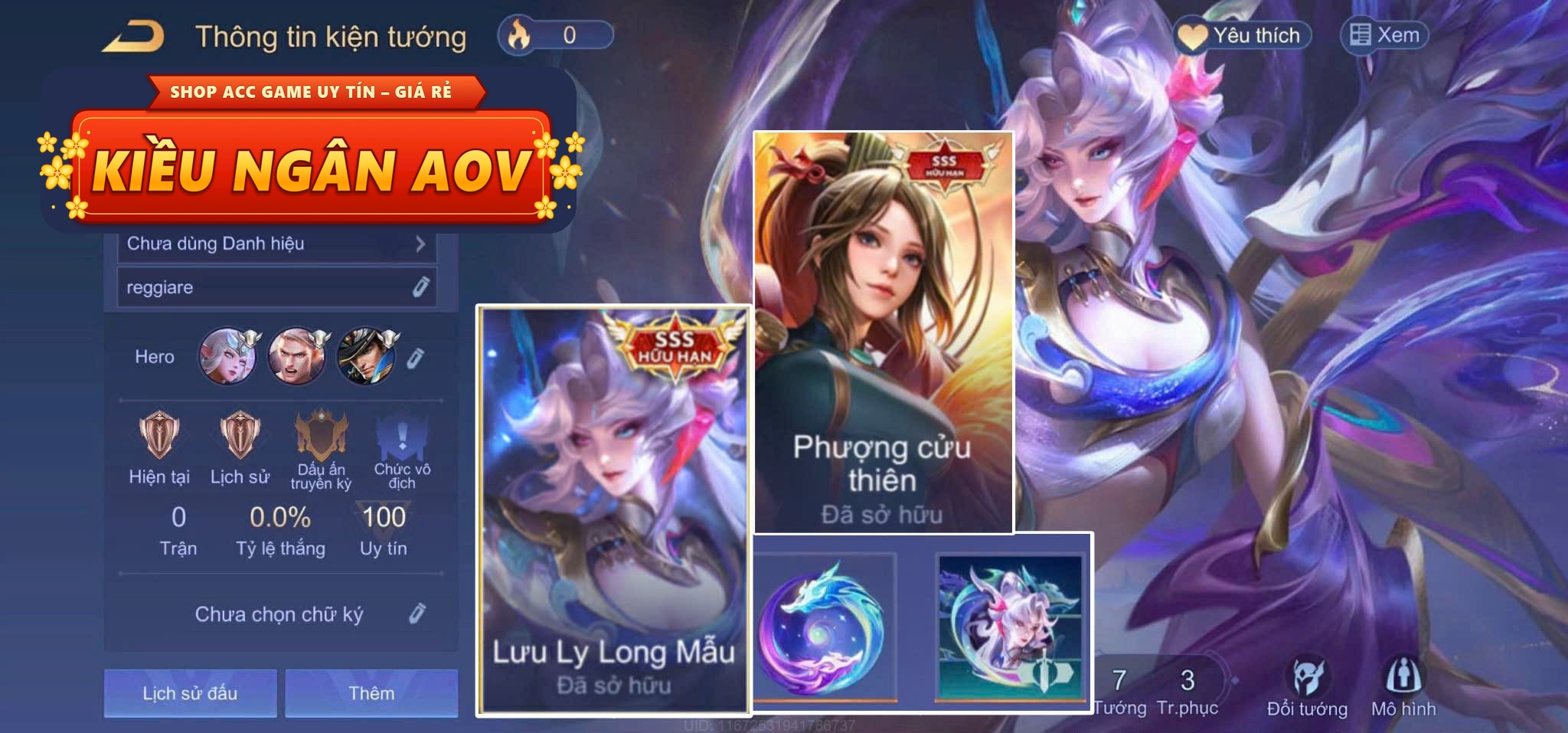 veres lưu ly long mẫu ,butterfly phượng cửu thiên
