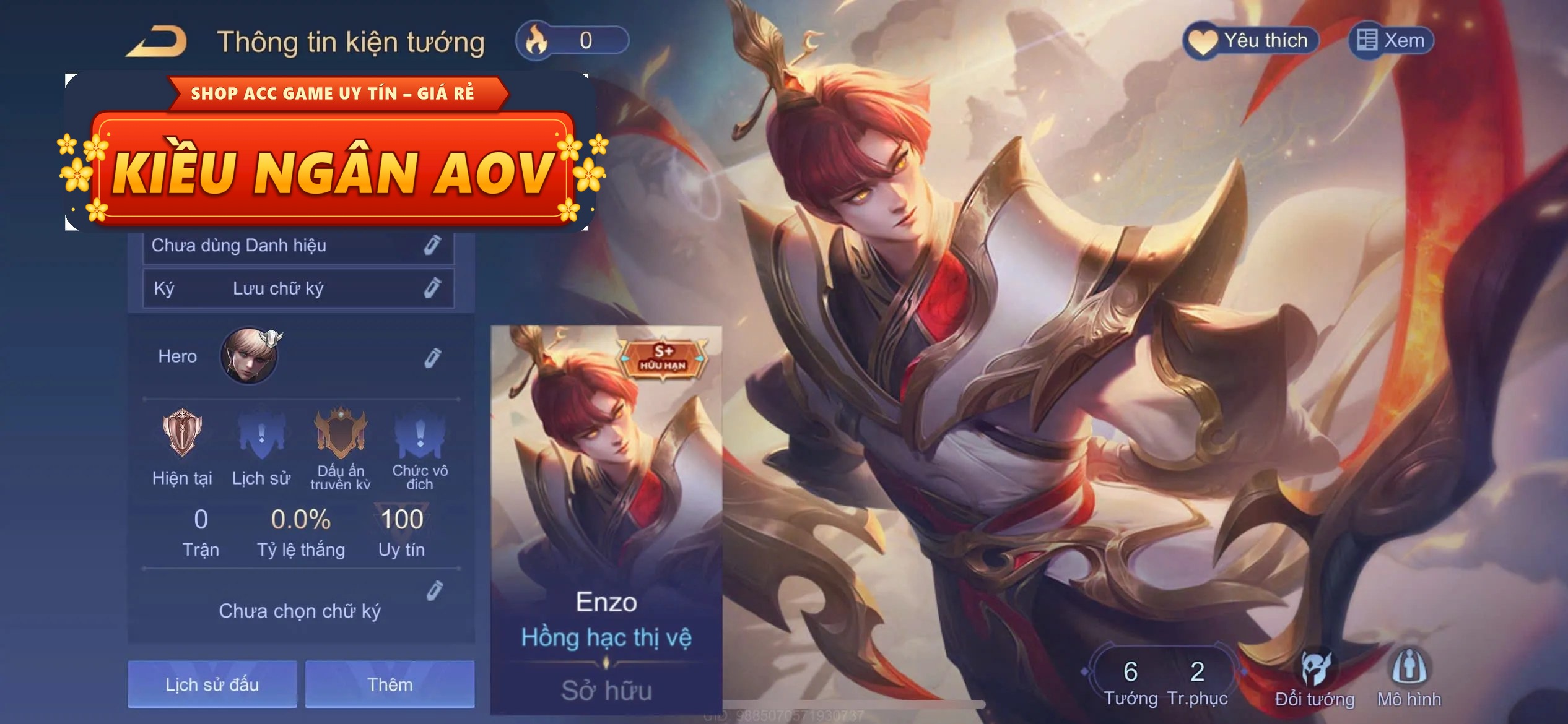 Enzo hồng hạc thị vệ