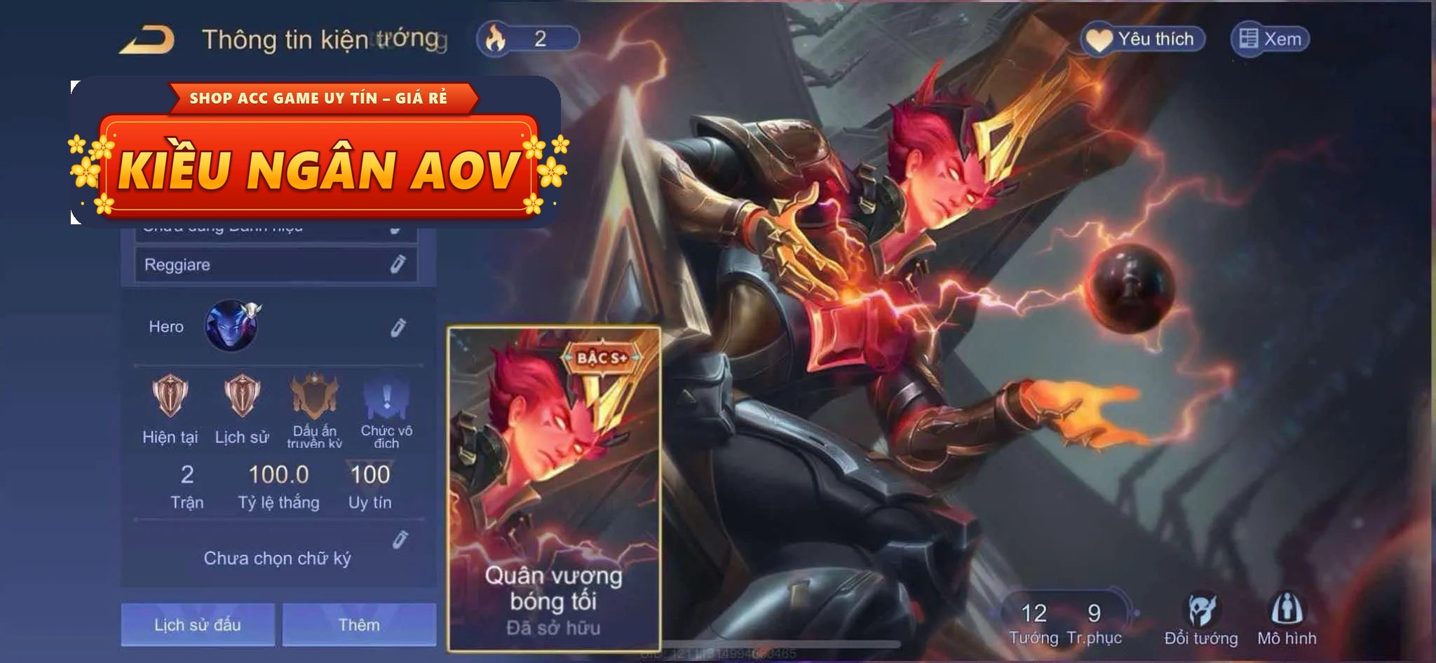 lorion quân vương bóng tối